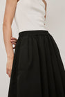 No.6 Mel Skirt in Black Nylon
