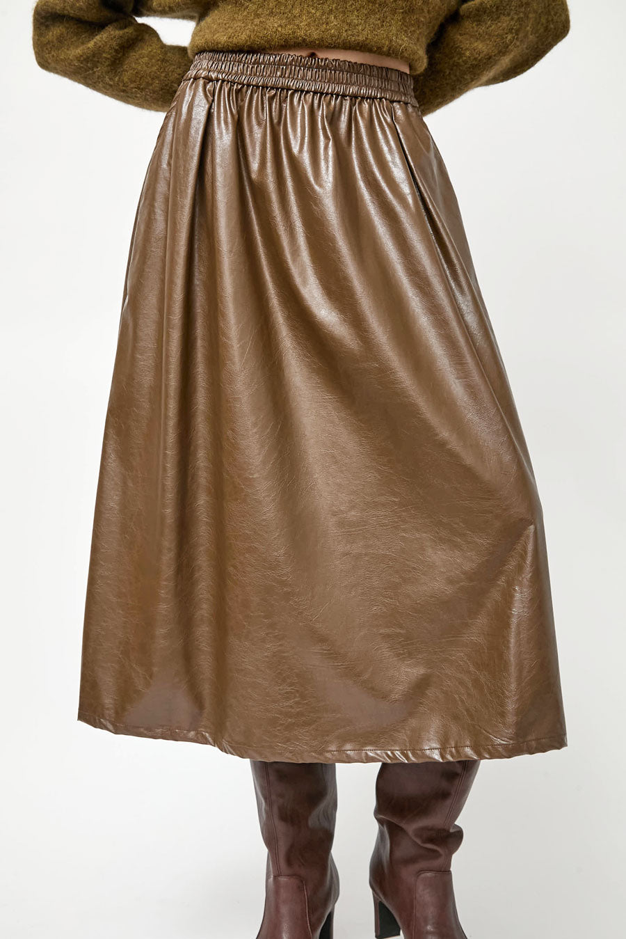 No.6 Mel Skirt in Olive