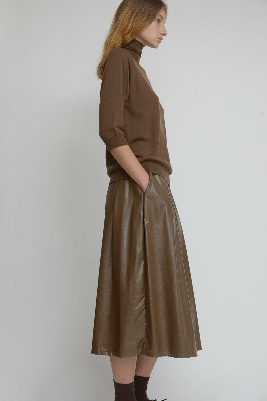 No.6 Mel Skirt in Olive