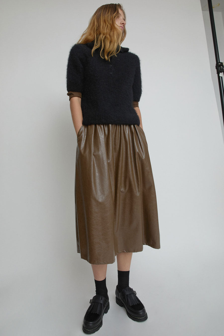 No.6 Mel Skirt in Olive