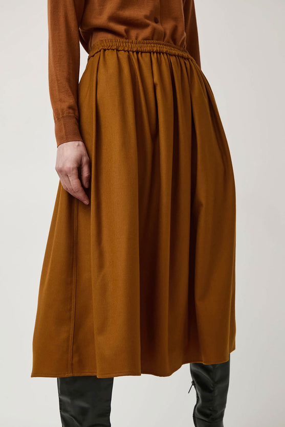 andmary Mel gather skirt brown Sサイズ Mel gather skirt andmary brown Sサイズ andmary Mel gather skirt