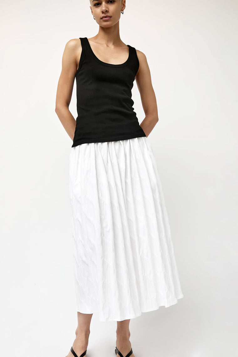 No.6 Mel Skirt in Texturized White