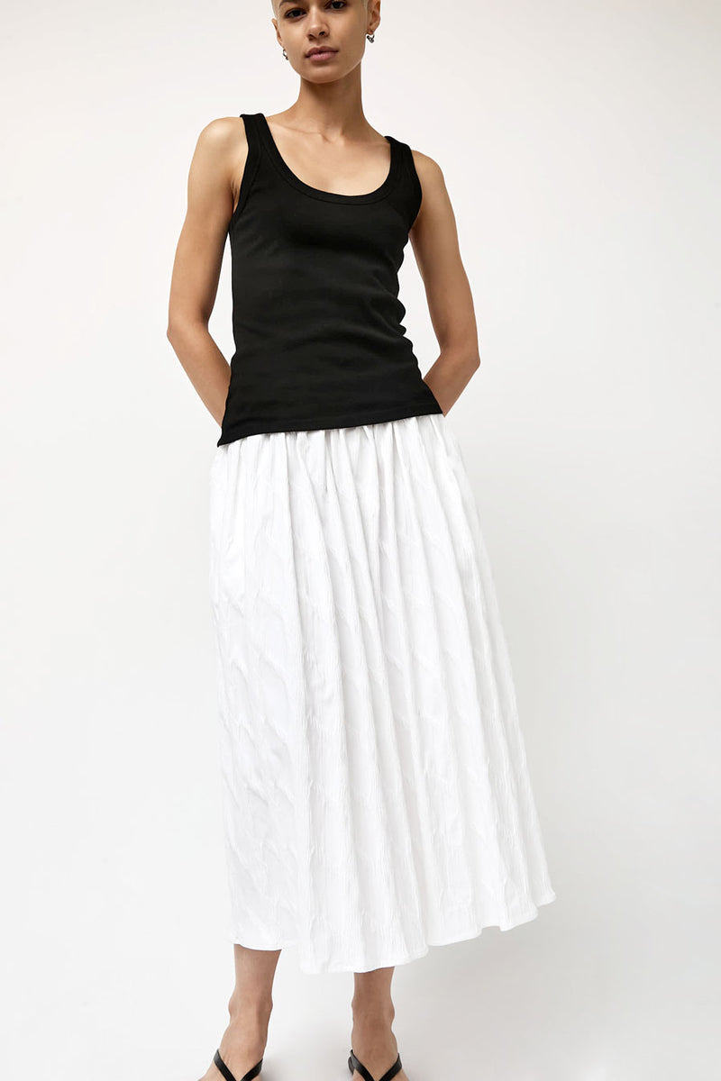 No.6 Mel Skirt in Texturized White