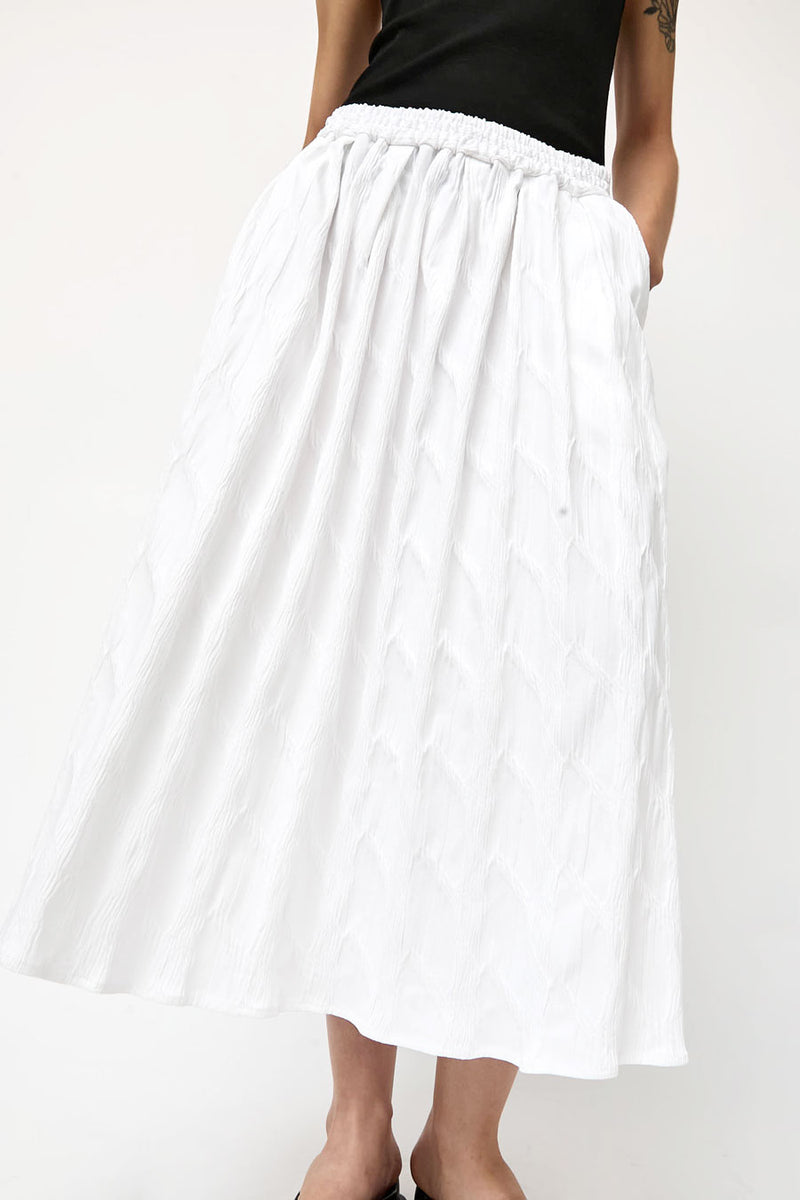 No.6 Mel Skirt in Texturized White