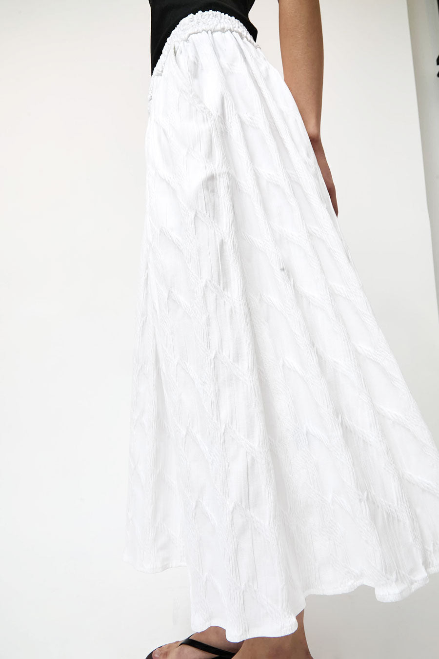 No.6 Mel Skirt in Texturized White