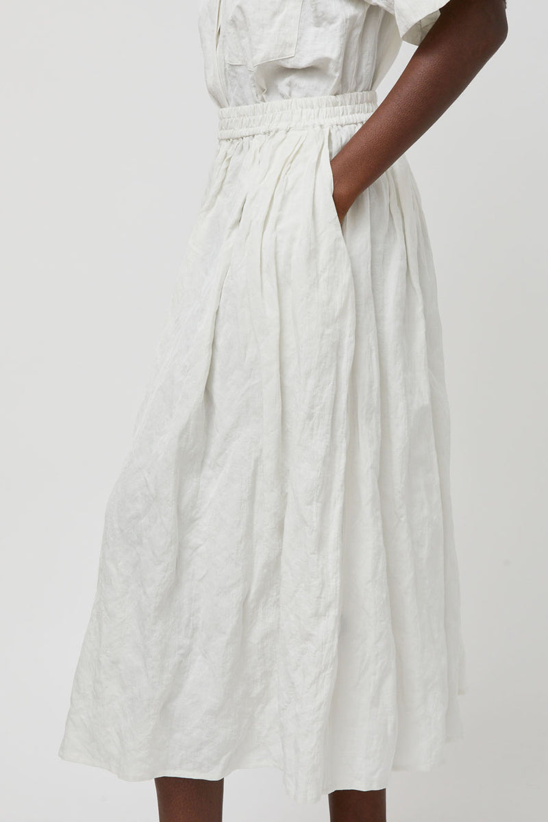 No.6 Mel Skirt in White