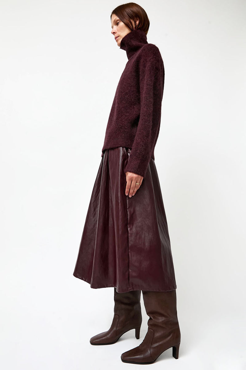 No.6 Mel Skirt in Bordeaux