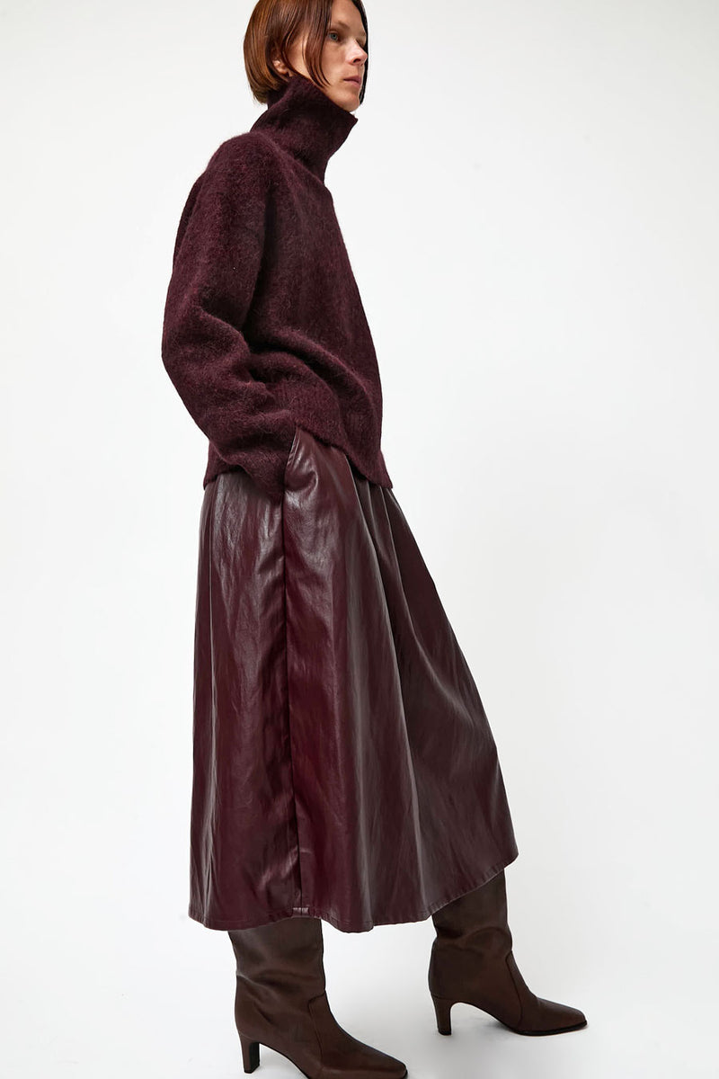 No.6 Mel Skirt in Bordeaux
