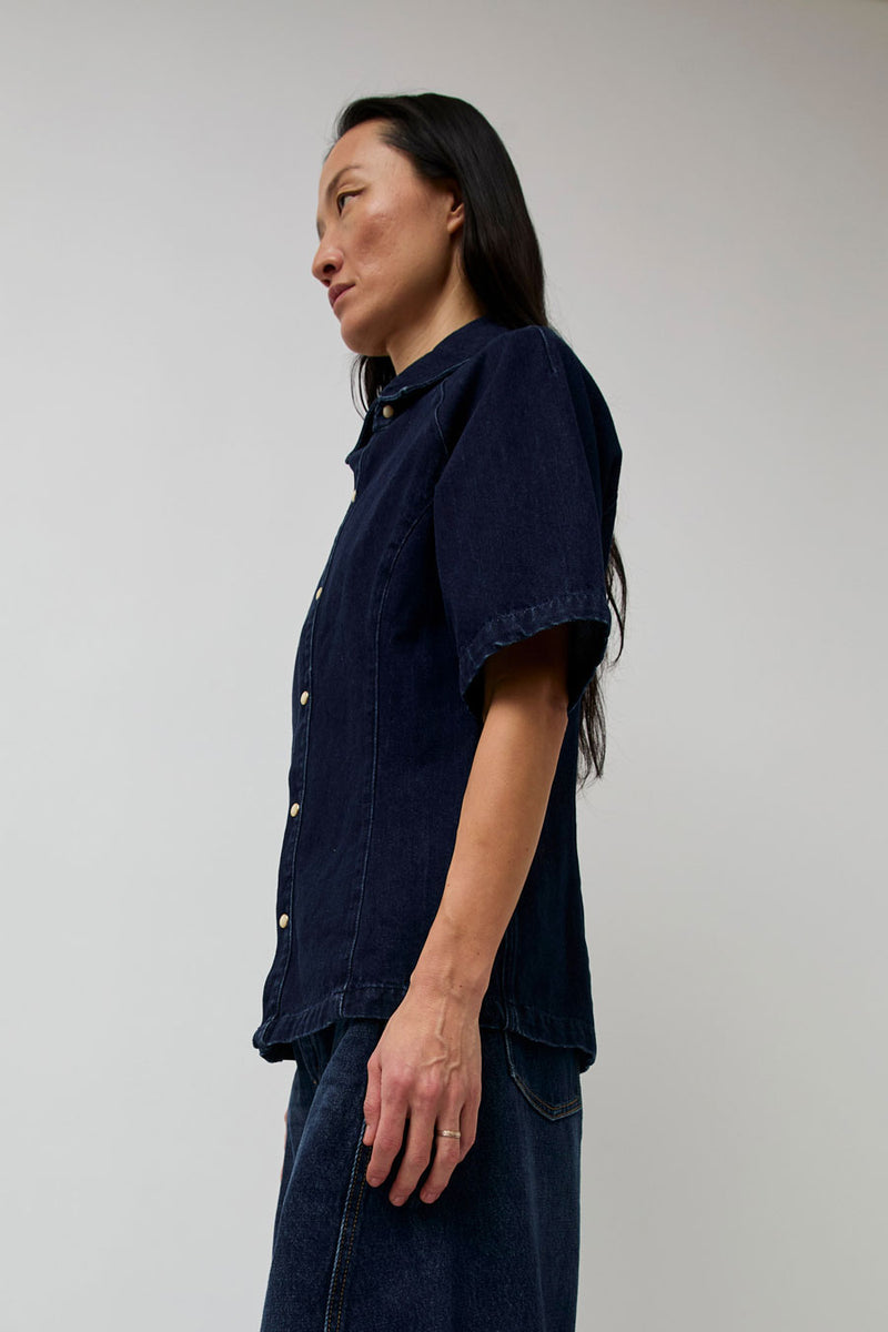 No.6 Memphis Top in Indigo