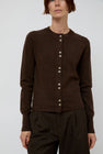 No.6 Micki Cardigan in Coffee