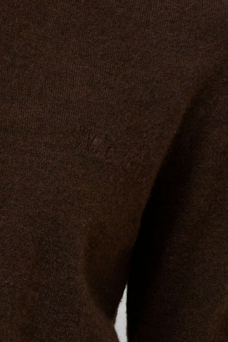 No.6 Micki Cardigan in Coffee