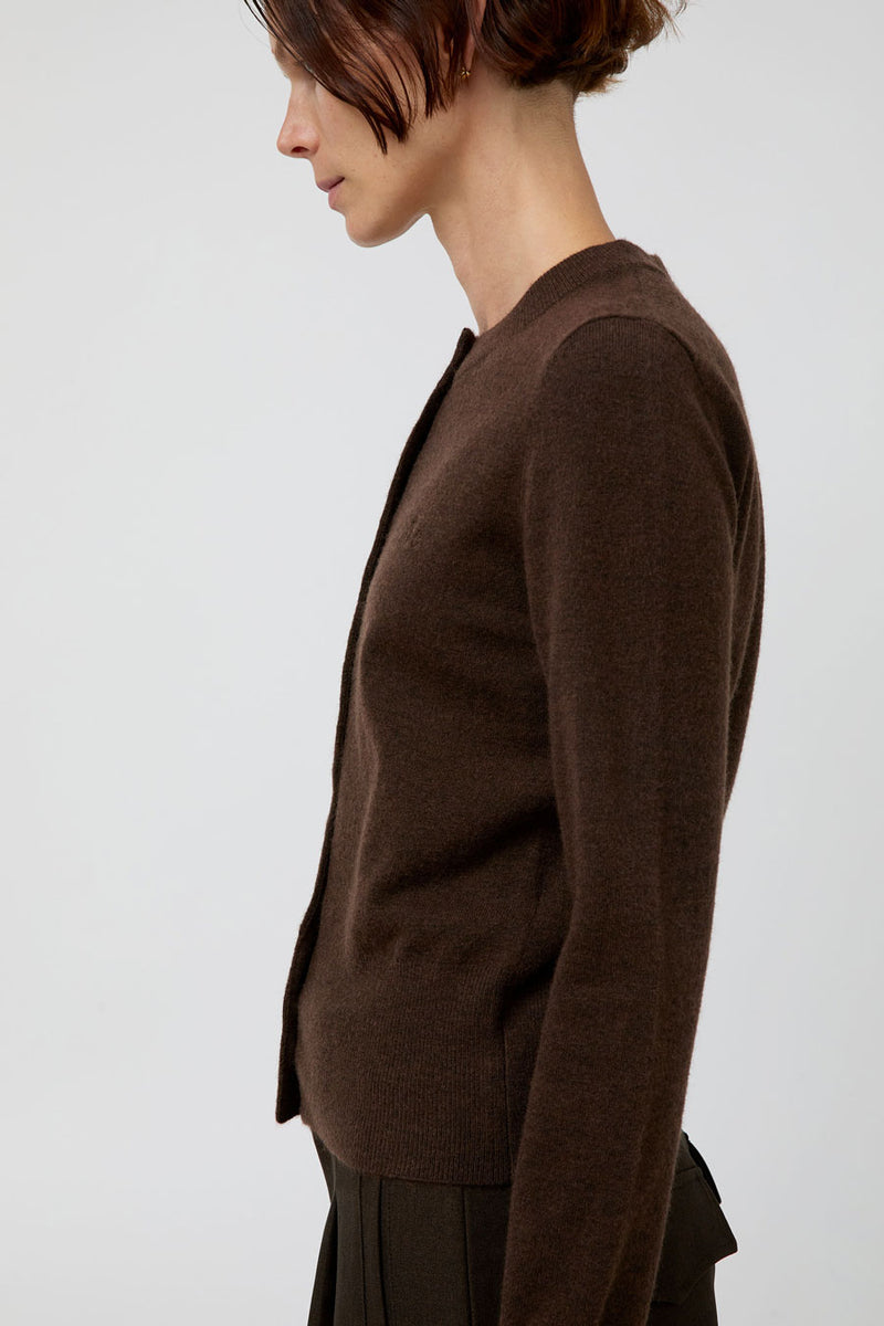 No.6 Micki Cardigan in Coffee