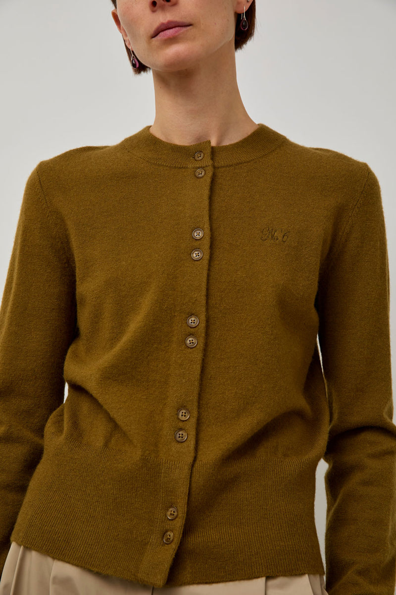 No.6 Micki Cardigan in Olive