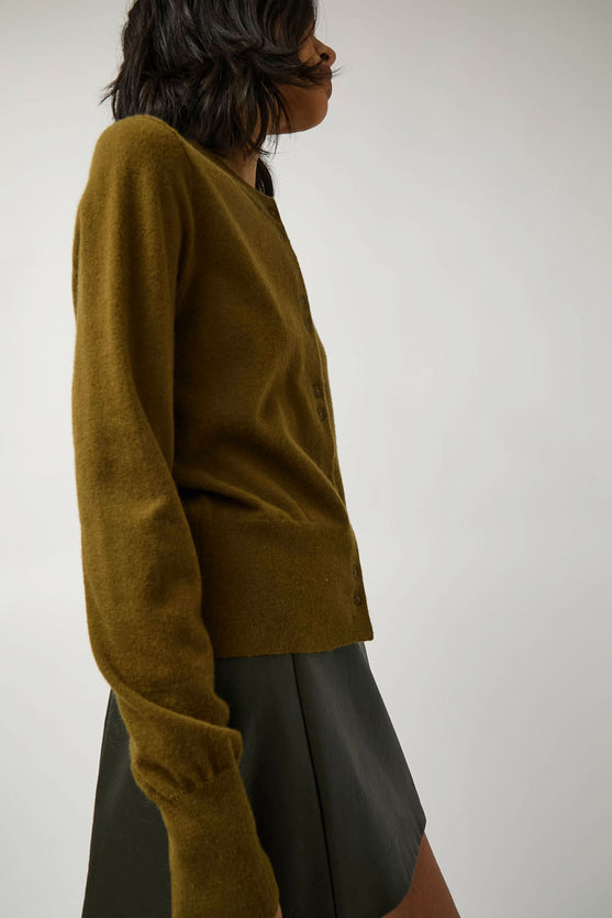 No.6 Micki Cardigan in Olive – No.6 Store