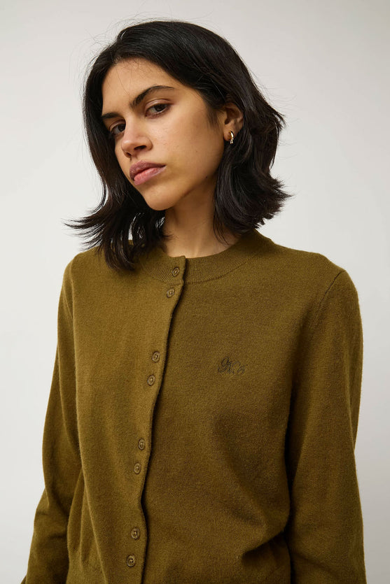 No.6 Micki Cardigan in Olive – No.6 Store