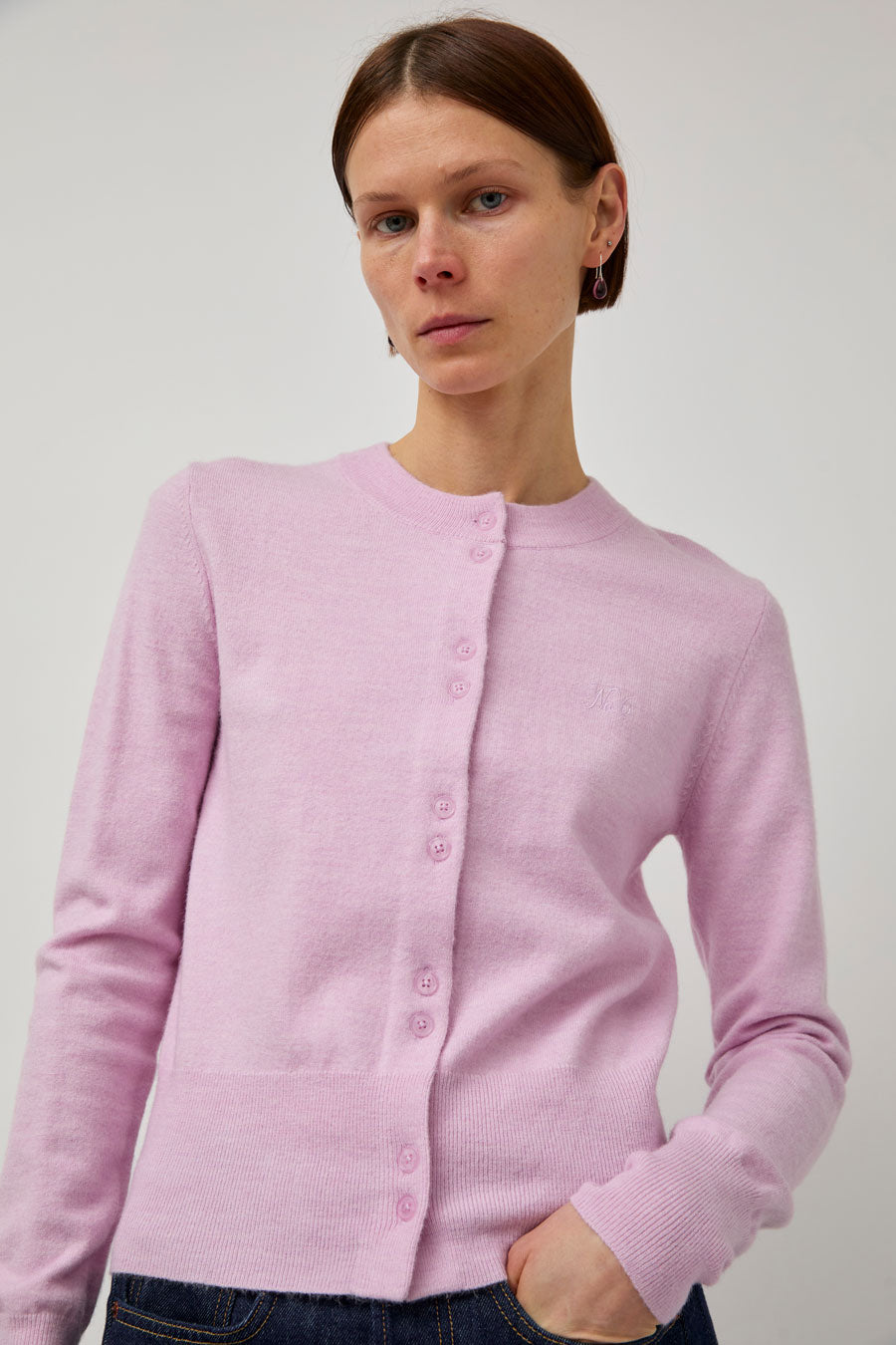 No.6 Micki Cardigan in Pale Pink