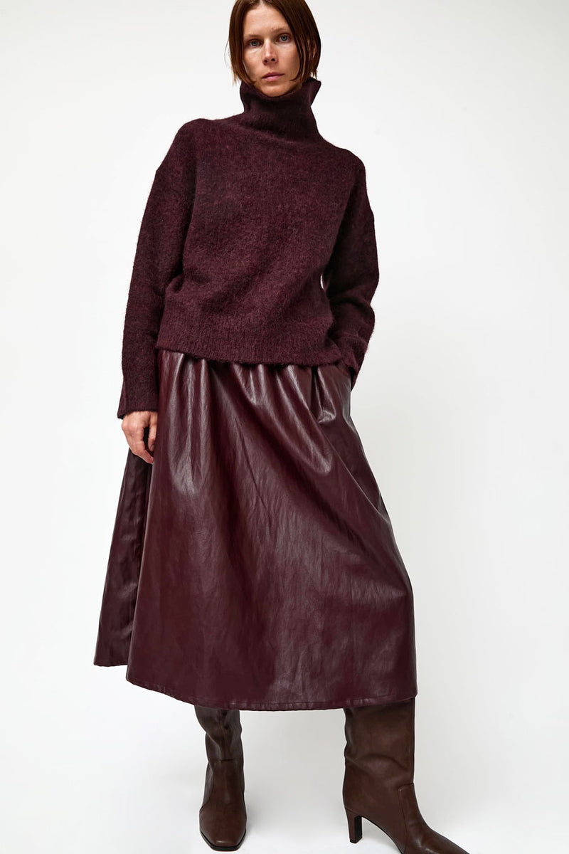 No.6 Miles Sweater in Bordeaux