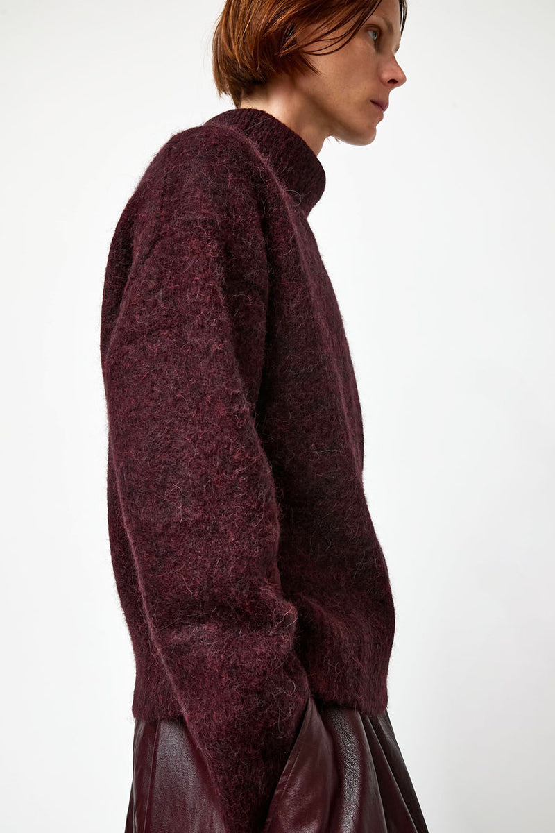 No.6 Miles Sweater in Bordeaux