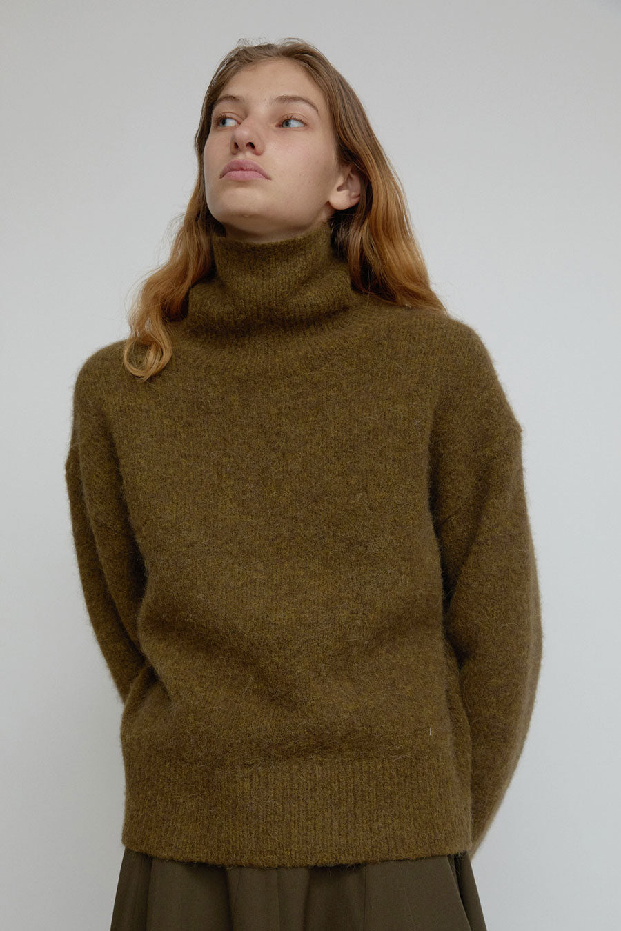 No.6 Miles Sweater in Khaki