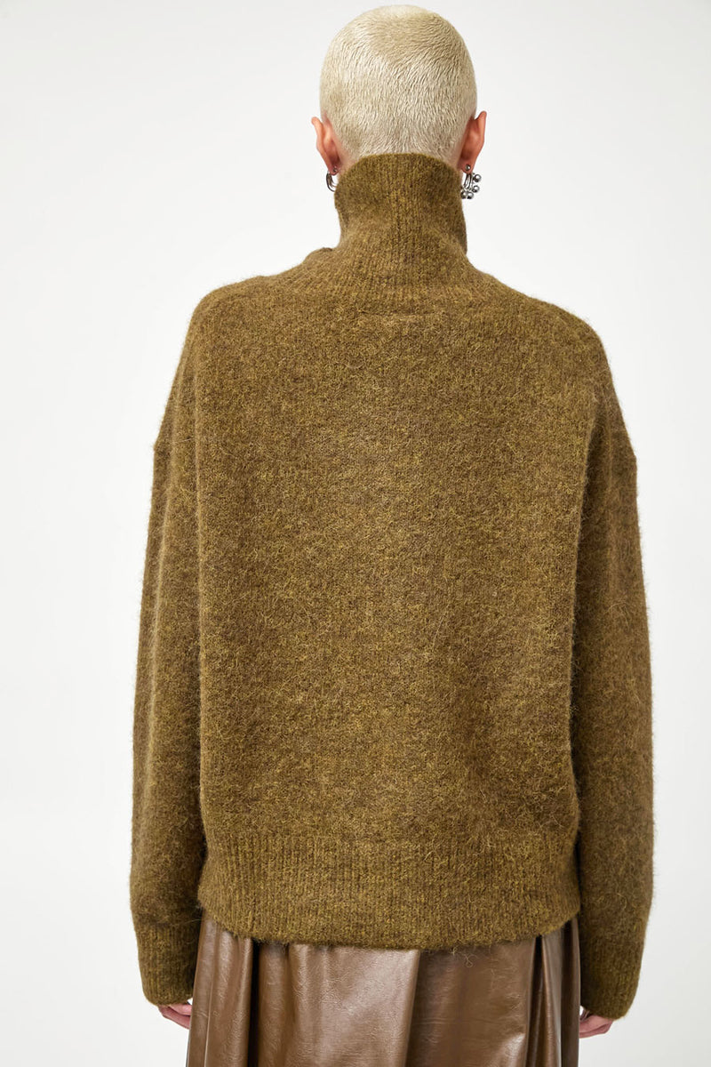 No.6 Miles Sweater in Khaki