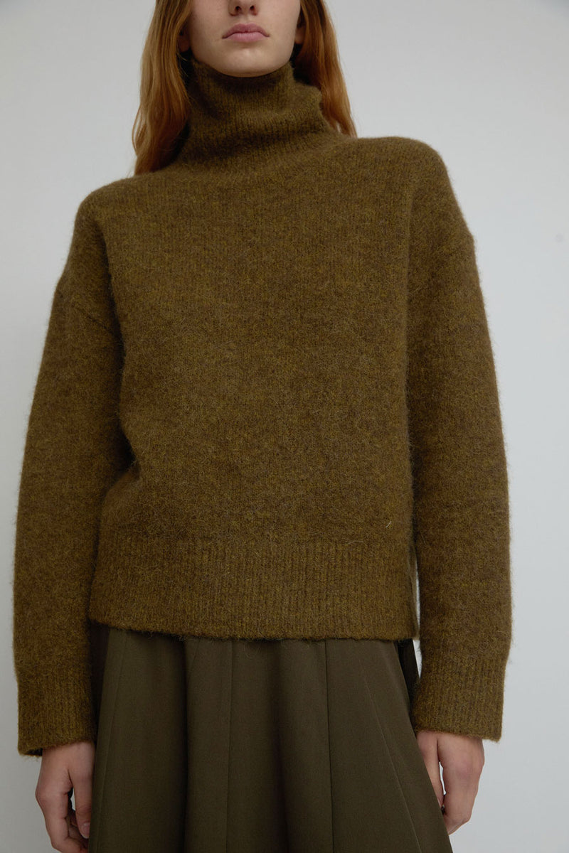 No.6 Miles Sweater in Khaki