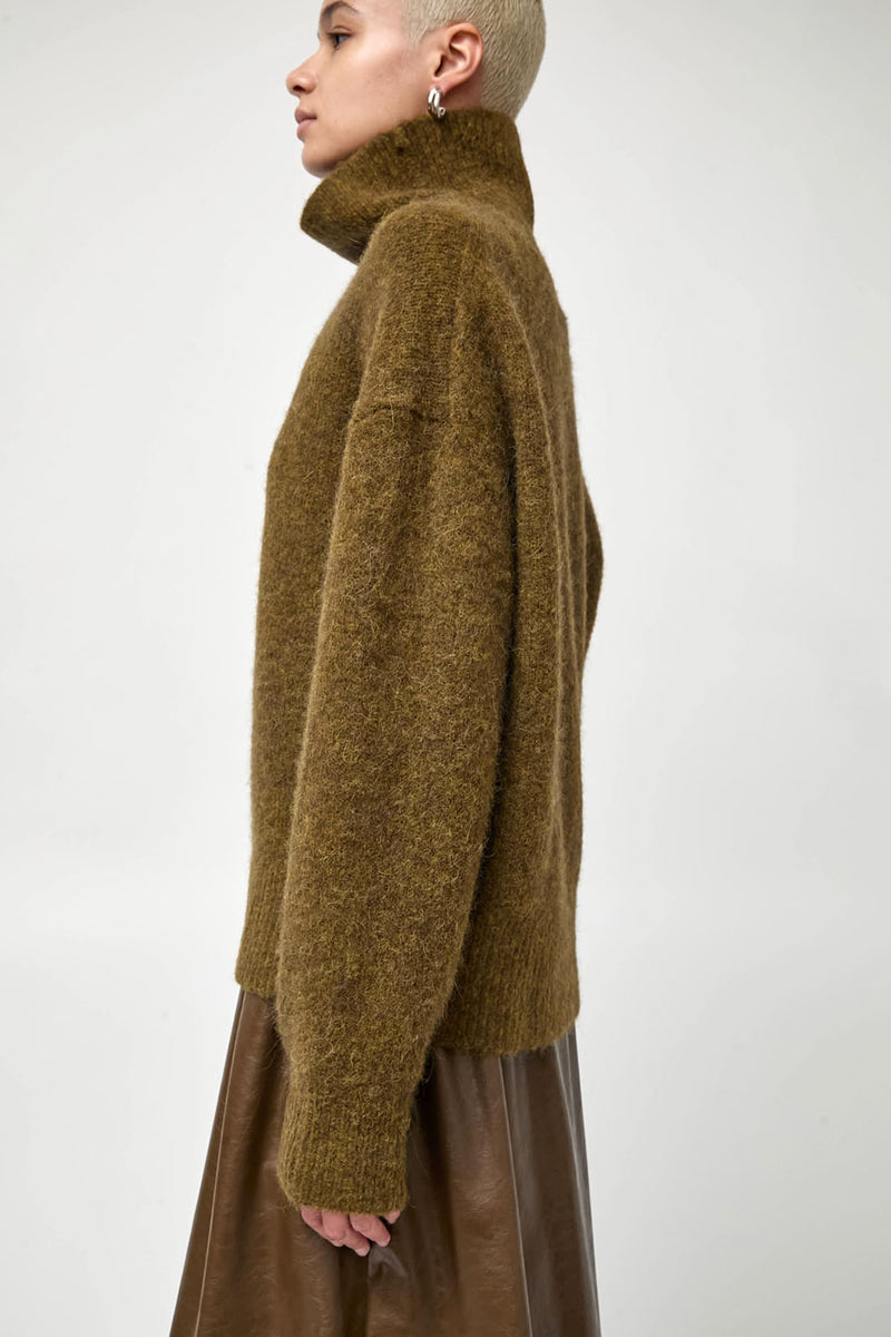 No.6 Miles Sweater in Khaki