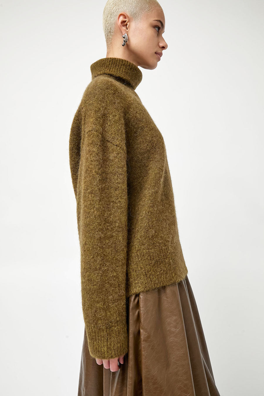 No.6 Miles Sweater in Khaki
