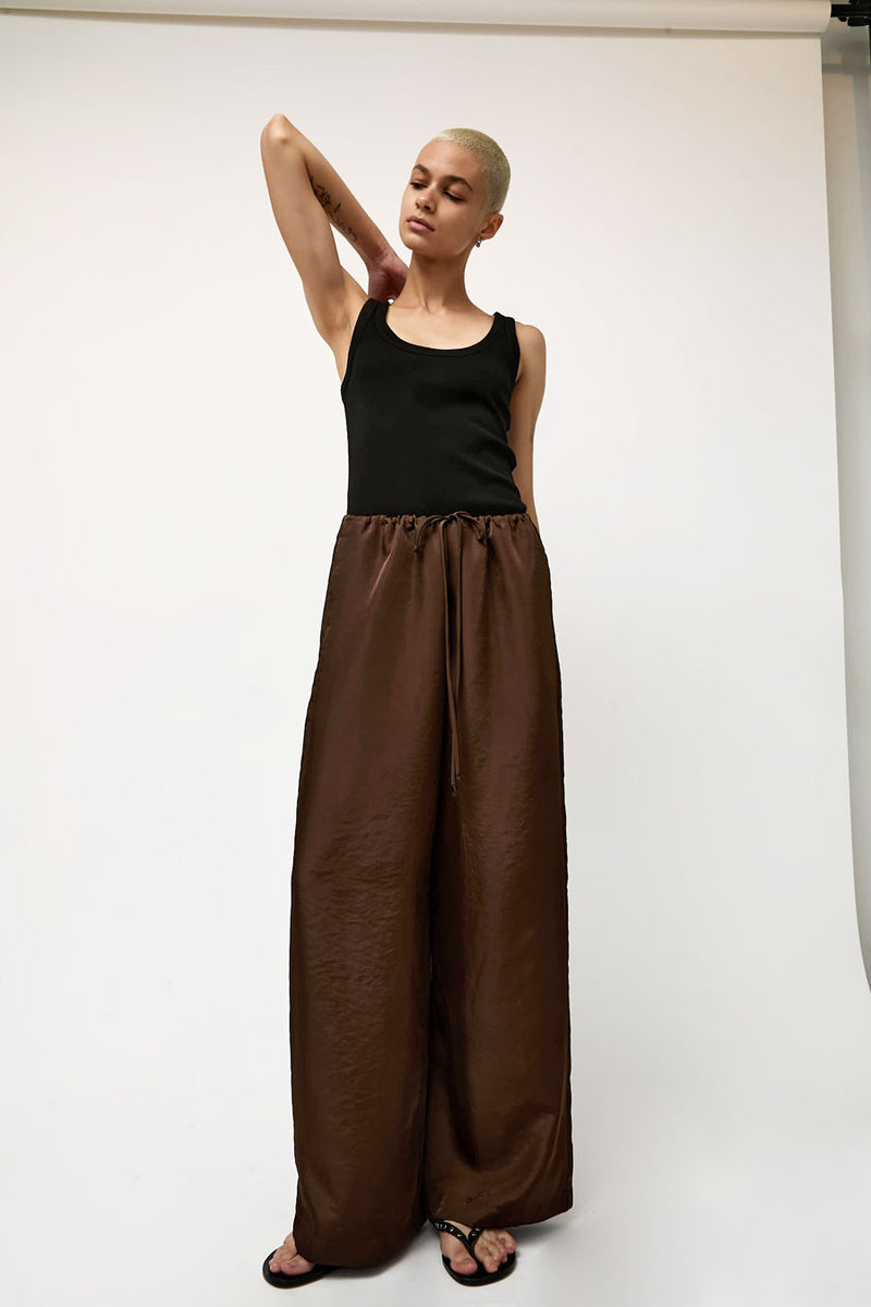 No.6 Mina Pant in Chocolate