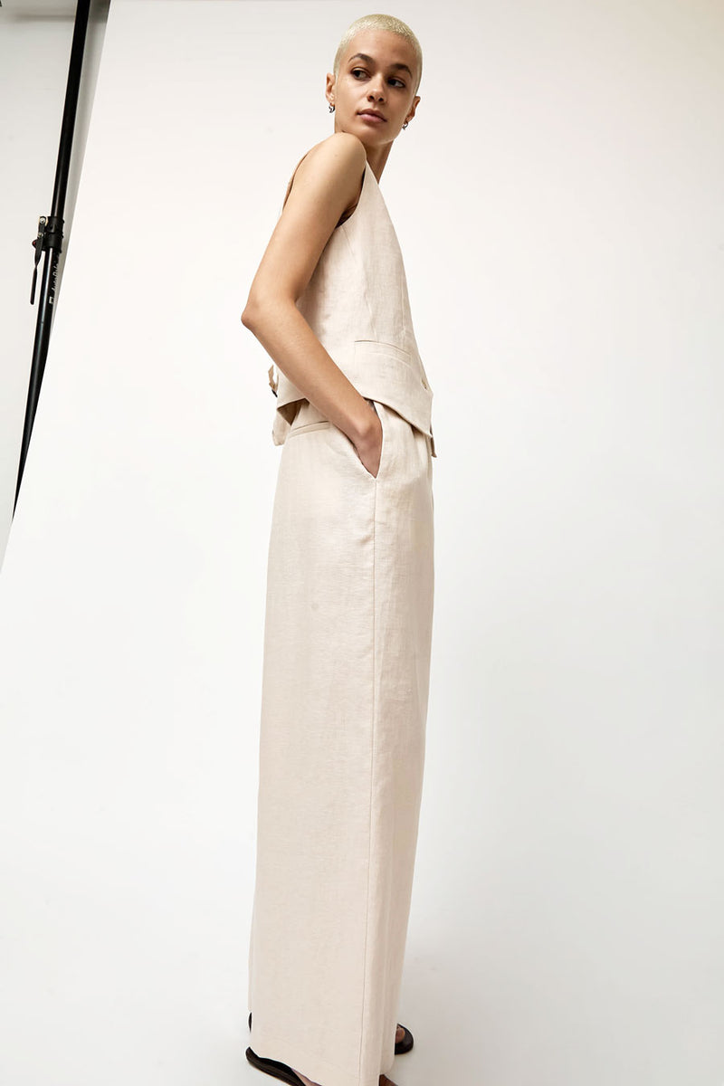 No.6 Mina Pant in Natural