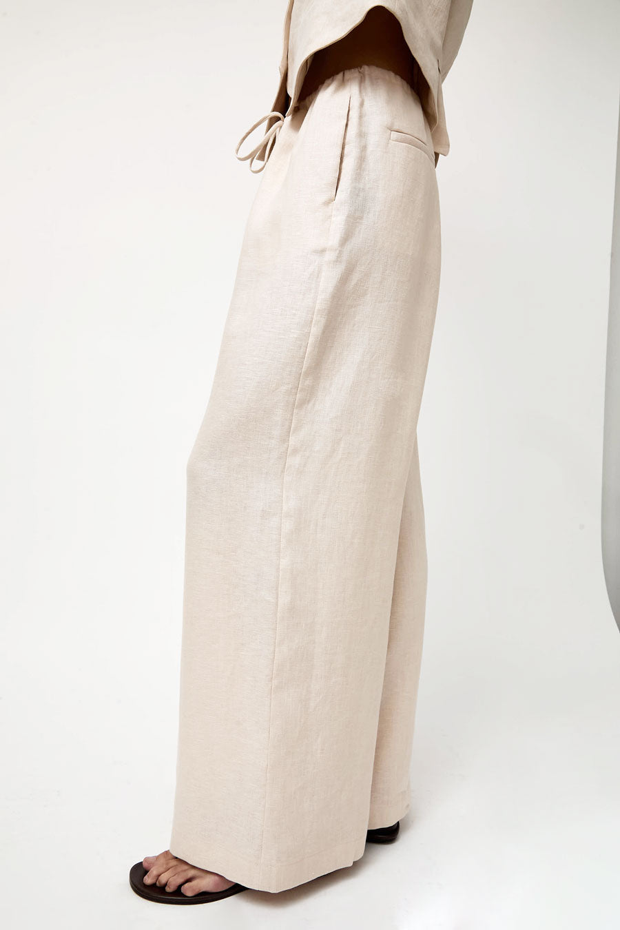 No.6 Mina Pant in Natural