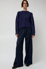 No.6 Mina Pant in Navy Pinstripe