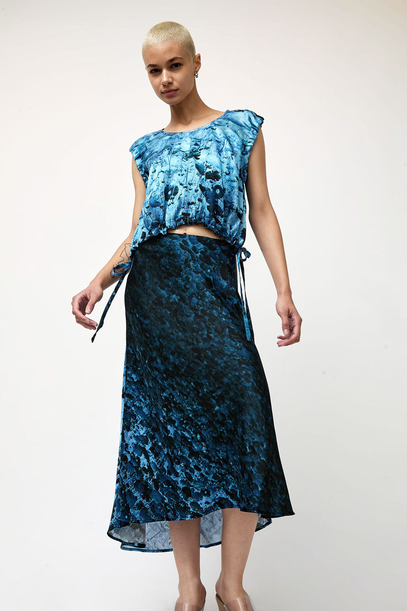No.6 Mitta Skirt in Midnight Floral