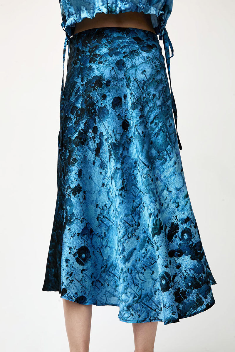 No.6 Mitta Skirt in Midnight Floral