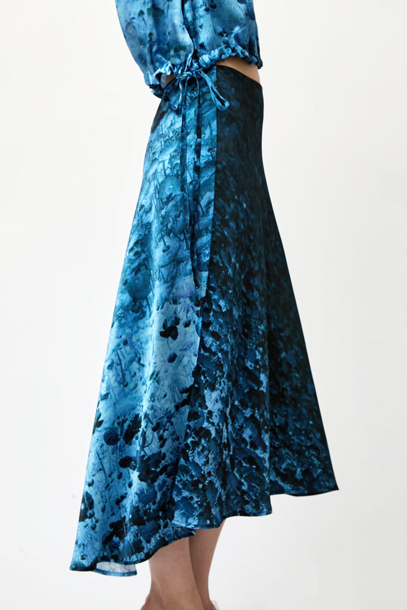 No.6 Mitta Skirt in Midnight Floral