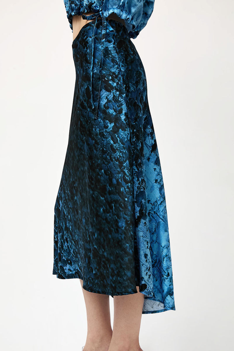 No.6 Mitta Skirt in Midnight Floral