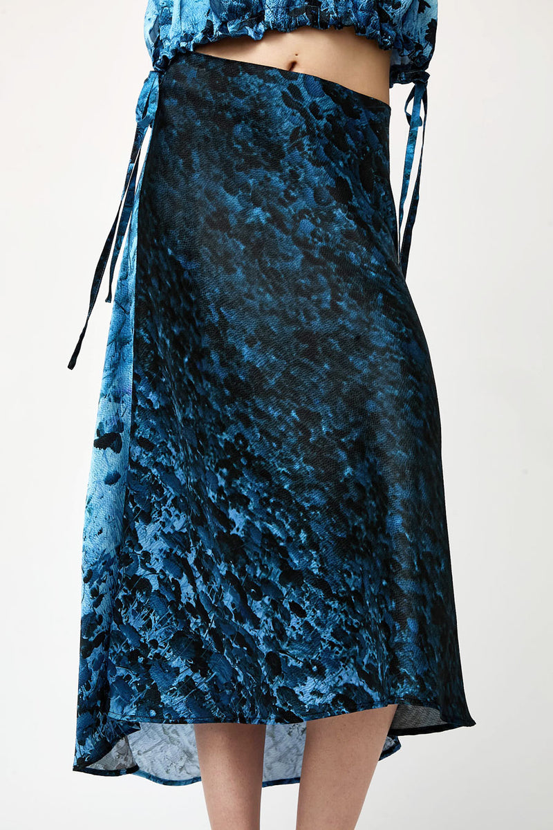 No.6 Mitta Skirt in Midnight Floral
