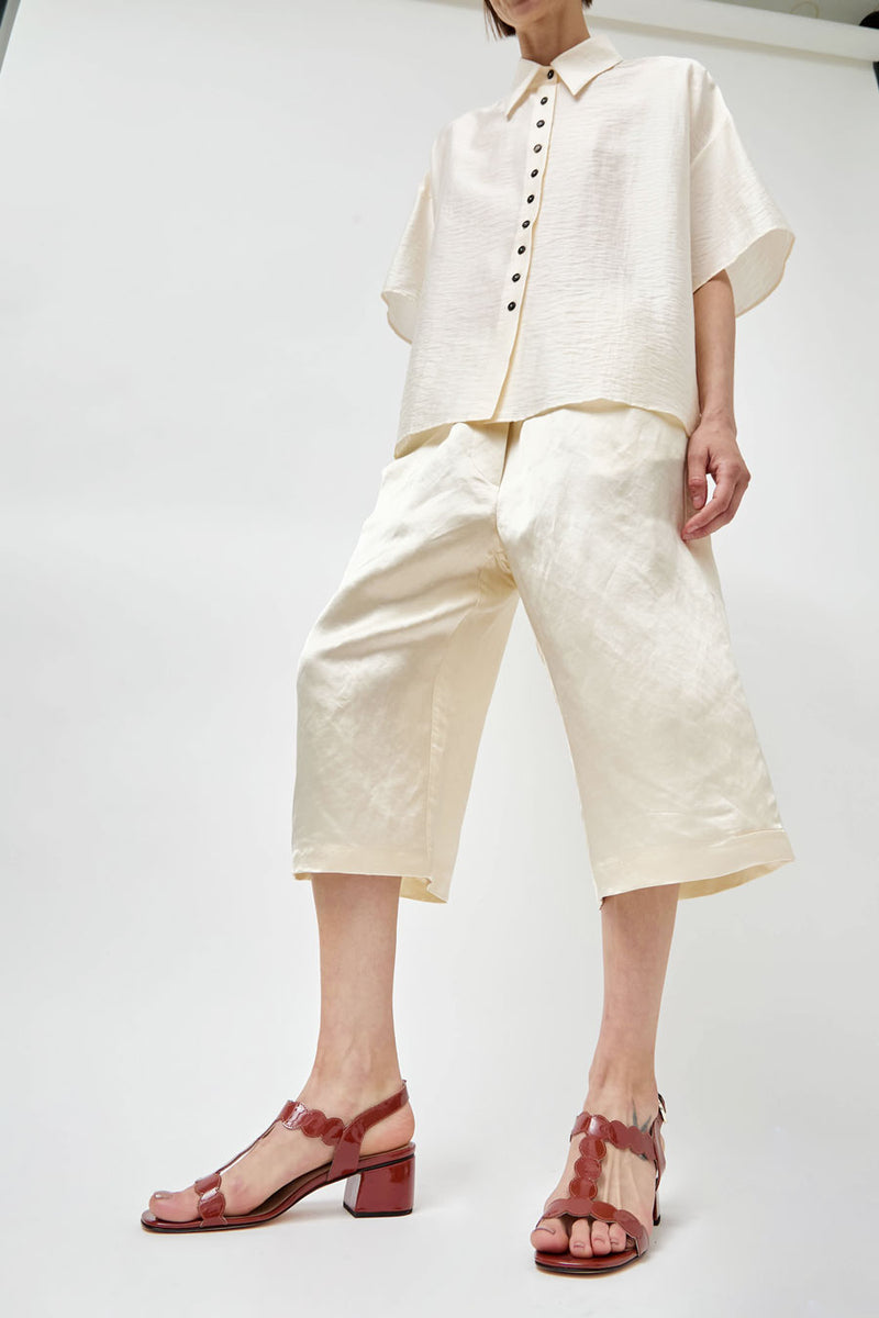 No.6 Nadira Sandal in Brick Patent