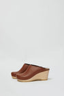 No.6 New School Clog on Wedge in British Tan