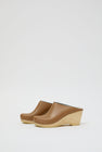 No.6 New School Clog on Wedge in Khaki