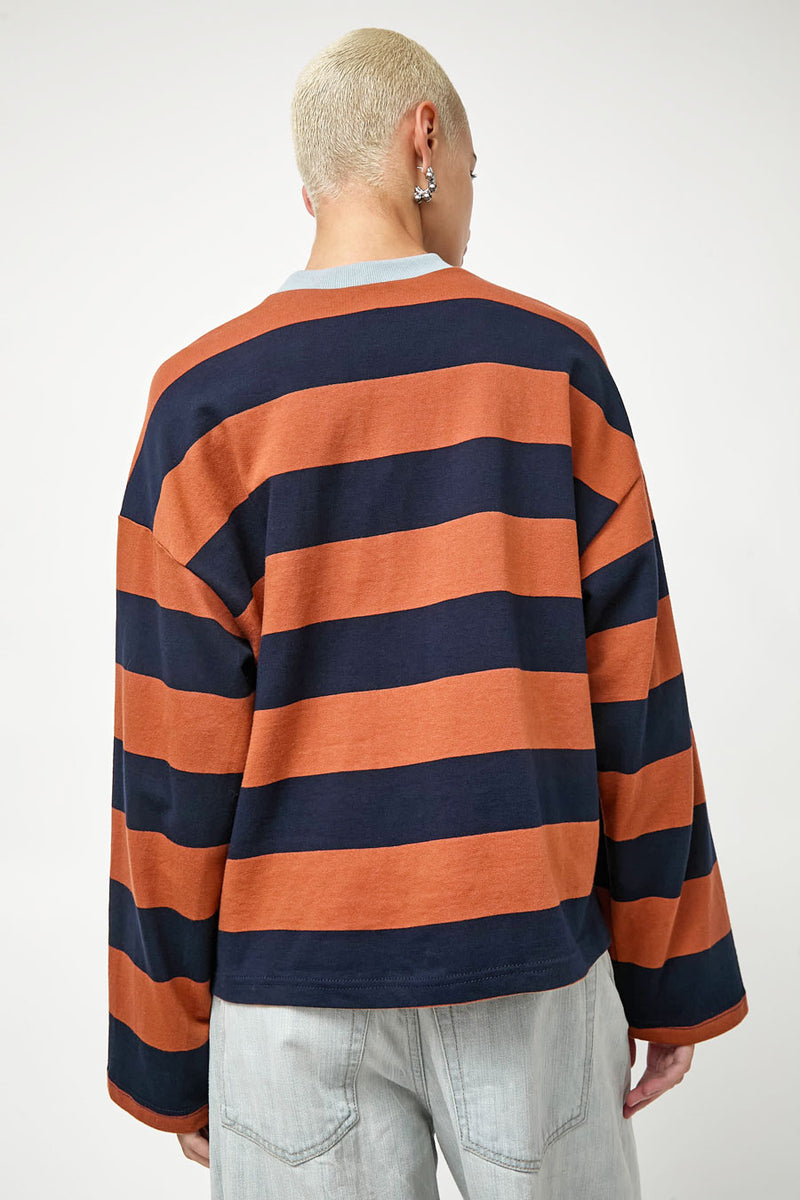 No.6 Nora Top in Rust Stripe