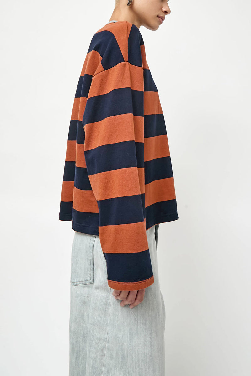 No.6 Nora Top in Rust Stripe