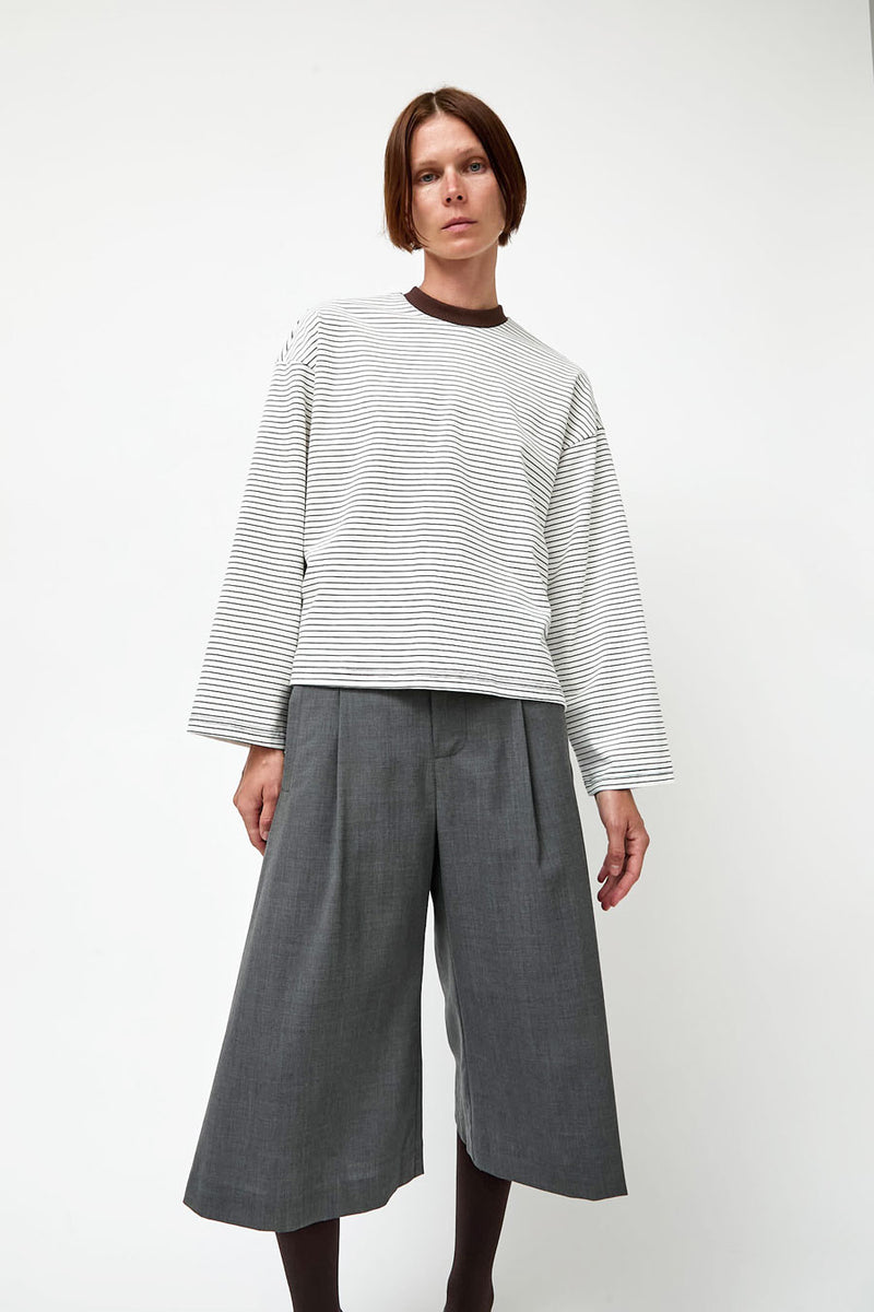 No.6 Nora Top in White Stripe