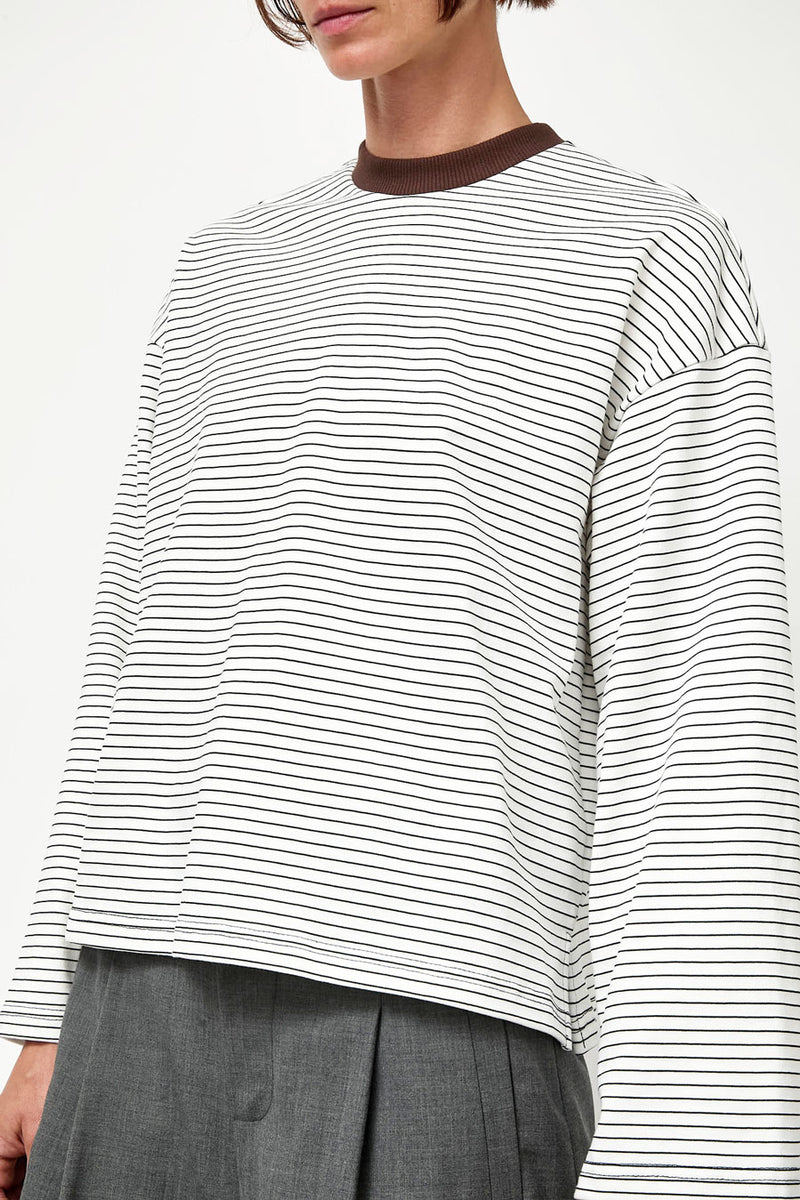 No.6 Nora Top in White Stripe