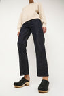 No.6 Old School Clog on Mid Heel in Black
