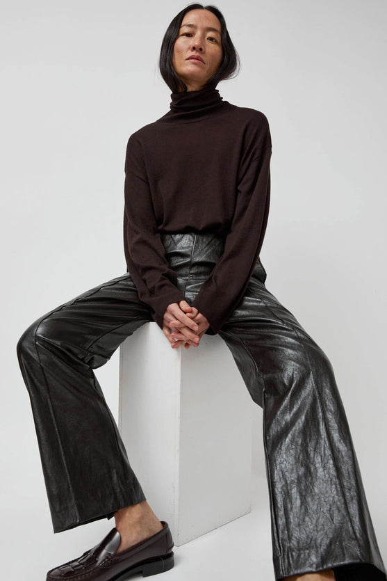 No.6 Quinlan Pant in Brown