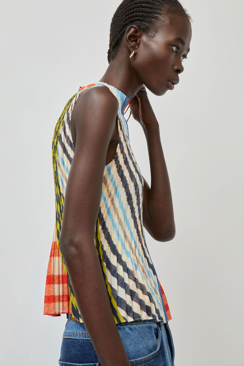 No.6 Rae Tank in Plaid