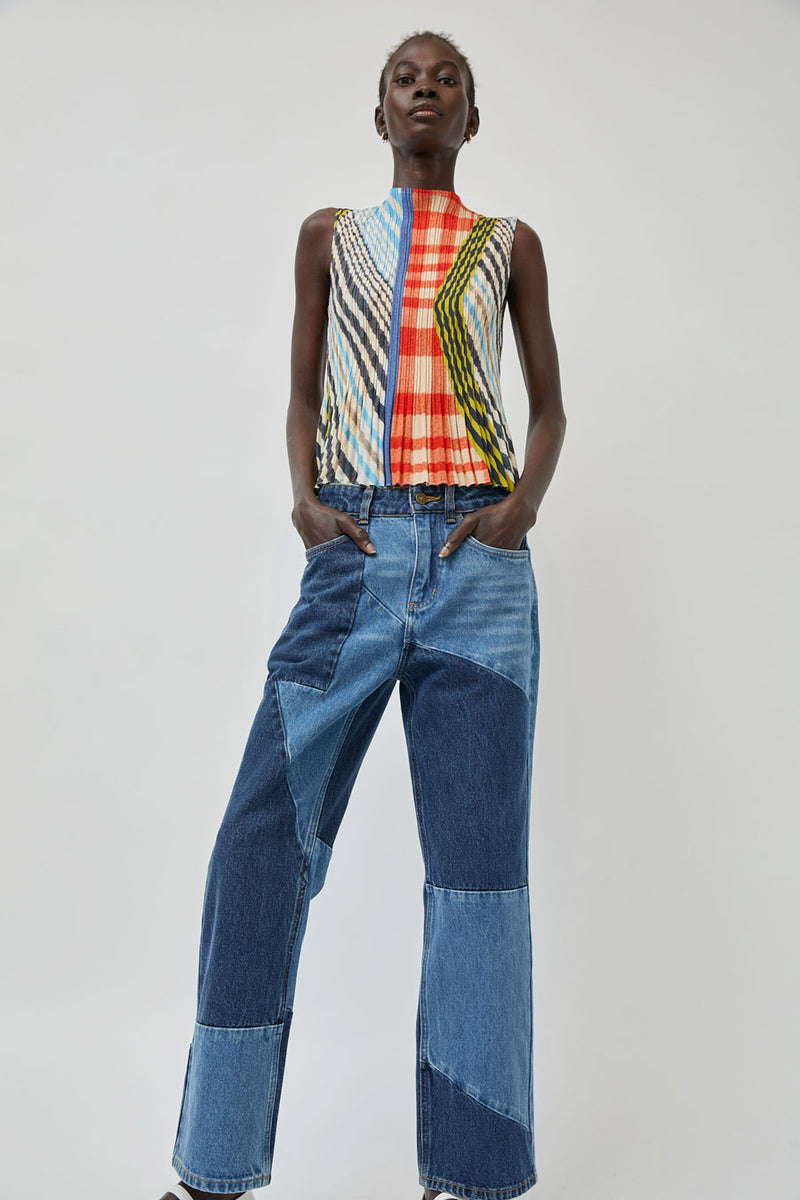 No.6 Rae Tank in Plaid