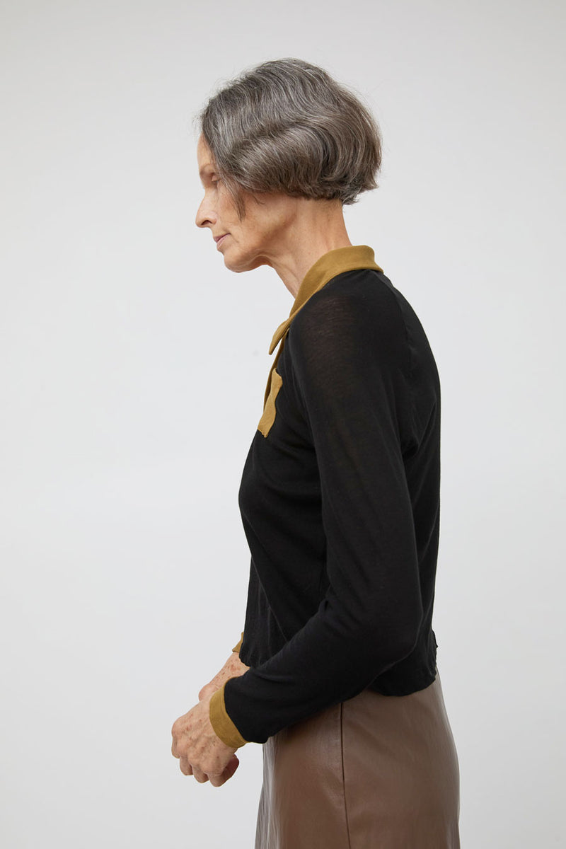 No.6 Raffi Top in Black