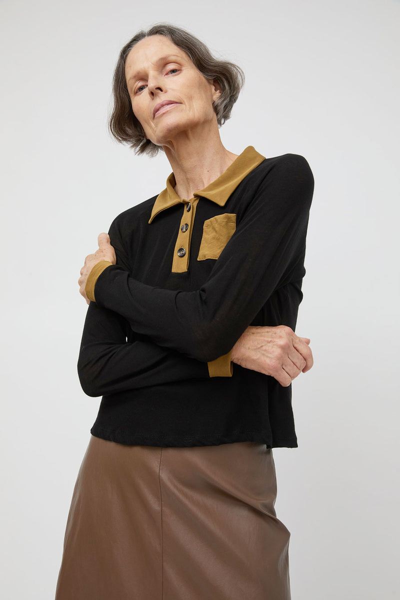 No.6 Raffi Top in Black