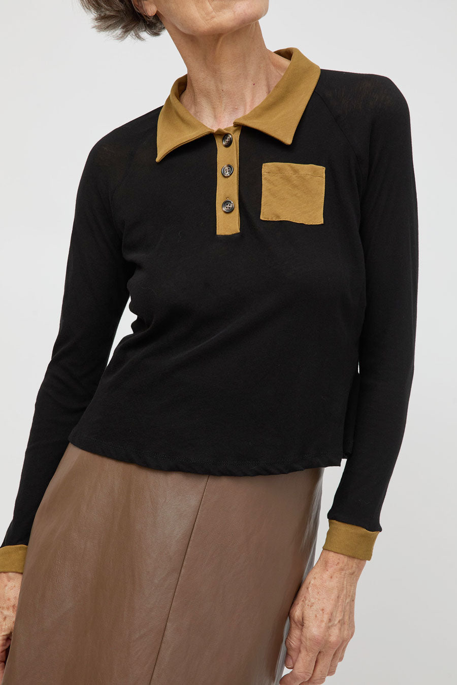 No.6 Raffi Top in Black